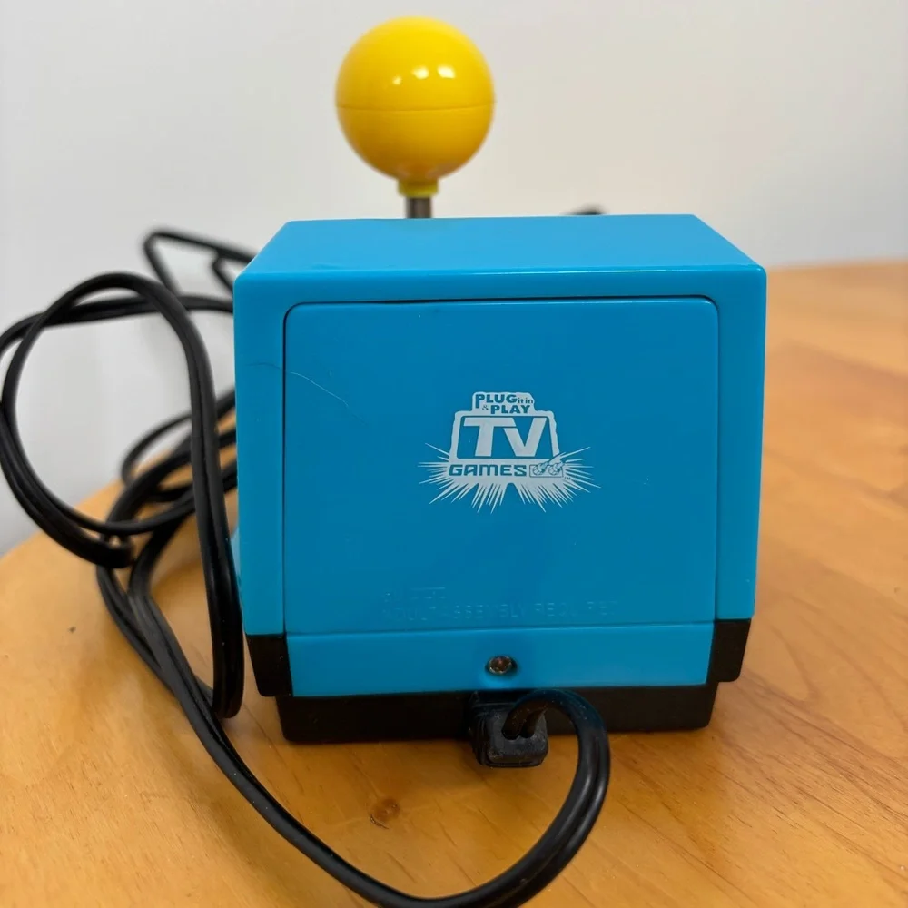 Namco Ms. Pac-Man Mini Joystick Controller - Blue & Yellow